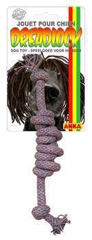 Jouet Corde Dreadlock pour chien, 46cm