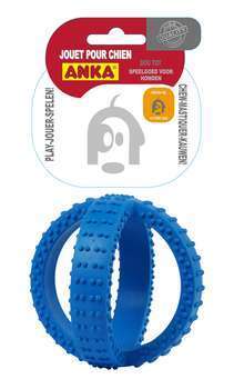 Ball Rubber Dental Cross, pour chien: taille M (14