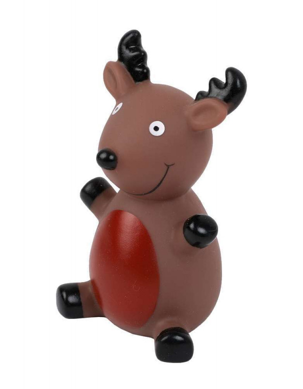 Jouet chien vinyl cerf avec sifflet