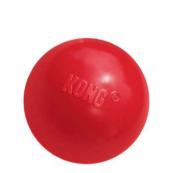 Balle pour chien KONG Ball Hole S-M : Caoutchouc C