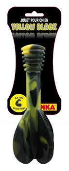 Jouet Chien Rocket Tpr Yellow Black Combo 20,5cm