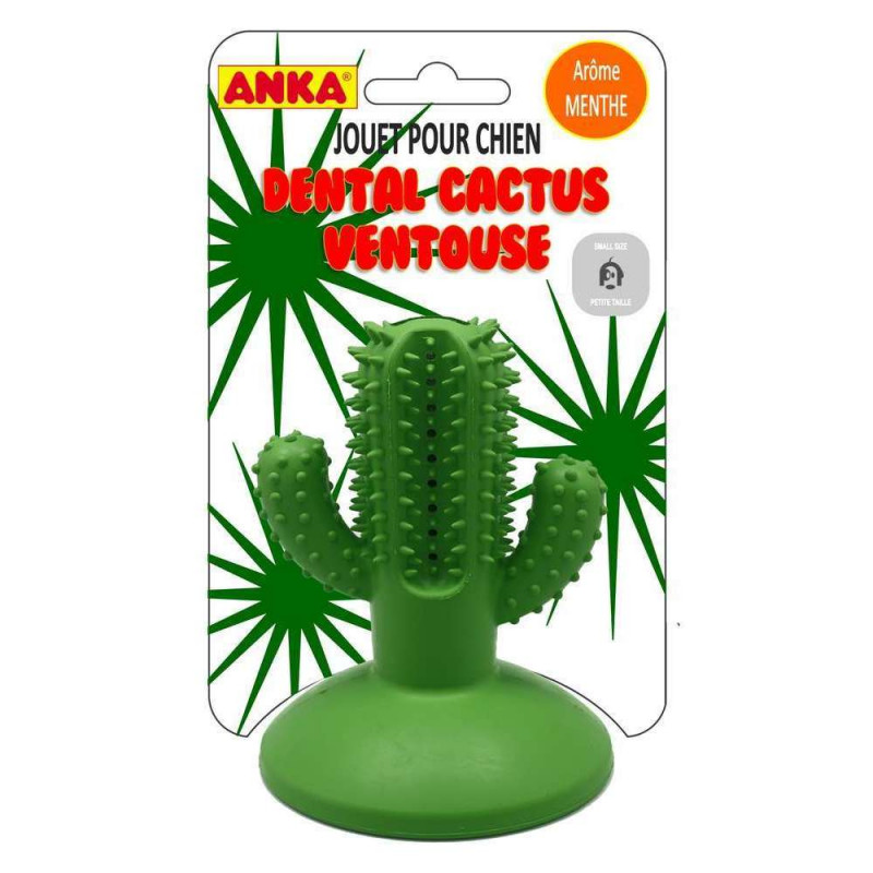 Jouet pour chien cactus à ventouse avec arôme ment