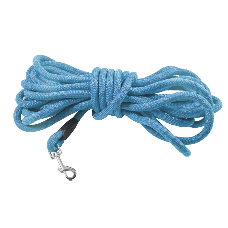 Longe 10m Walk bleu pour chien