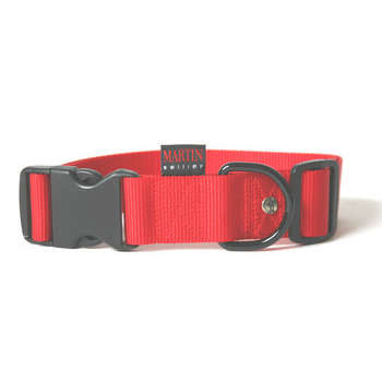 Collier réglable nylon uni largeur 4cm et longueur