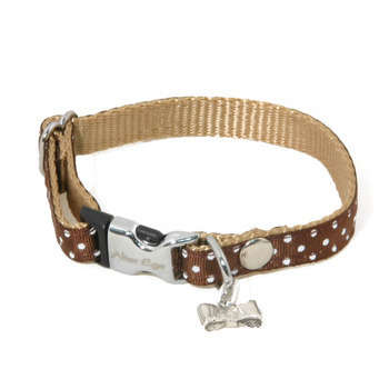 Collier motif Pois S largeur 1cm et longueur 27cm