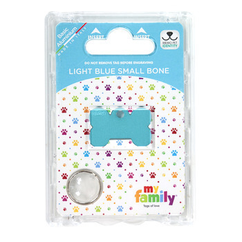Médaille MyFamily Basic, en aluminium - Petit os,