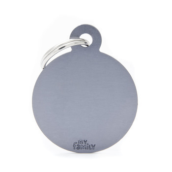 Médaille MyFamily Basic, en aluminium - Grand cerc