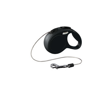 Laisse Flexi XS : Cordon longueur 3m Noir