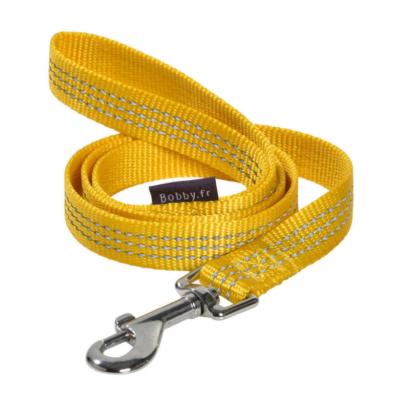 Laisse Safe pour chien de couleur jaune et de tail