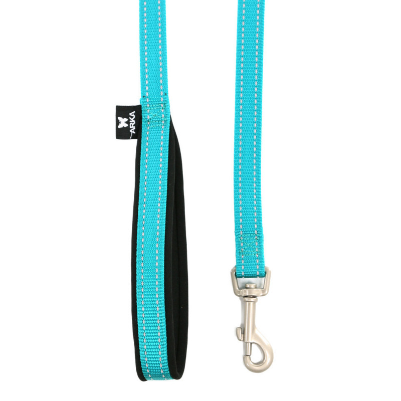 Laisse pour chien Neo+ bleu 20mm-100cm