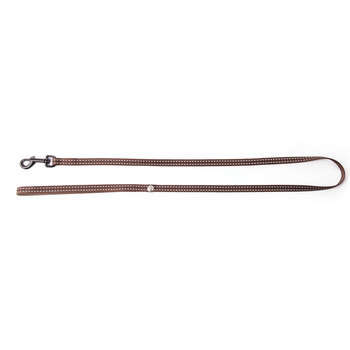 Laisse pour chat, nylon, marron, 100cm