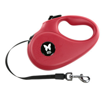 Laisse retractable avec sangle Instinct L rouge 5M