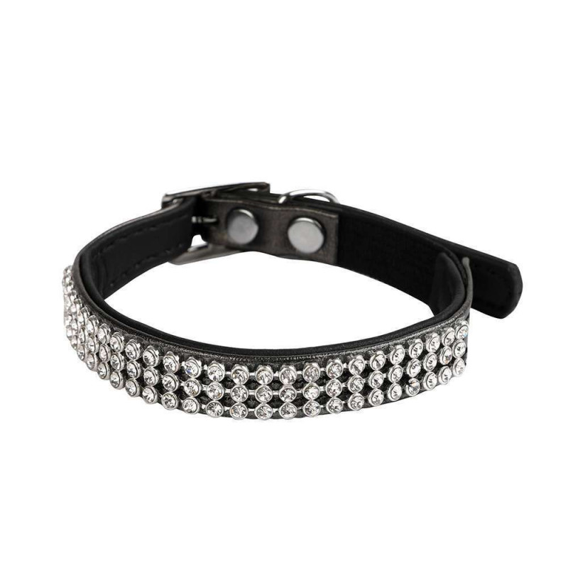 Collier pour chat Diam's Noir