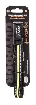 Collier lumineux jaune 1,9X35-40CM USB