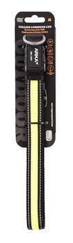 Collier lumineux jaune 2,5X45-63CM USB