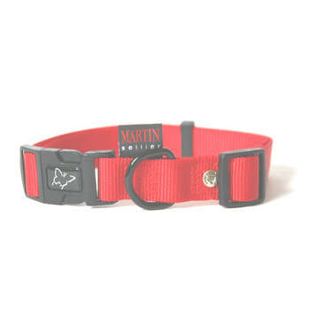 Collier pour chiens en nylon réglable 25/45-65 rou