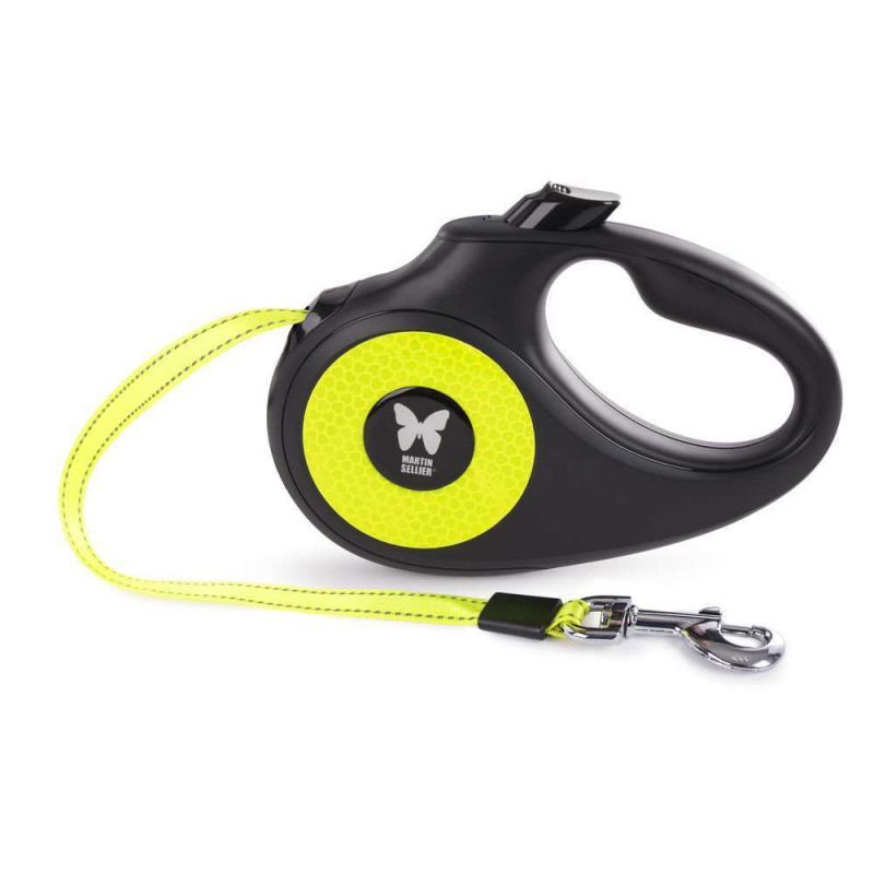 Sangle pour chien Jaune Fluo L - 5M