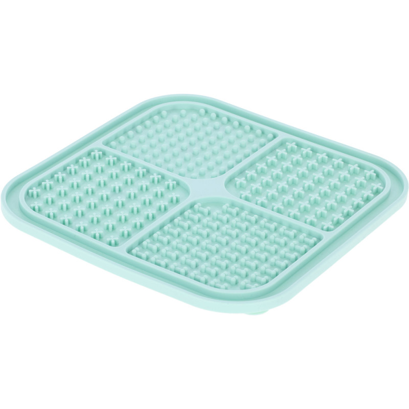 Tapis à lécher pour chien, coloris turquoise - L.