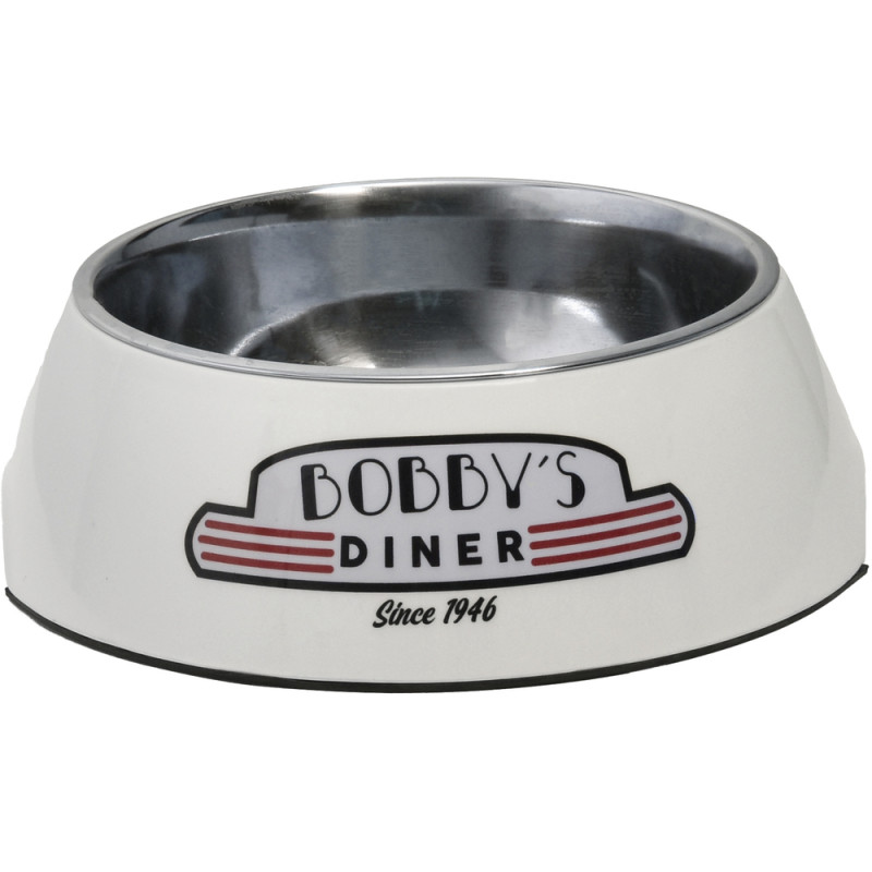 Gamelle Diner pour chien et chat, coloris blanc -
