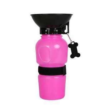 Gourde avec bol integré 500 ML ROSE