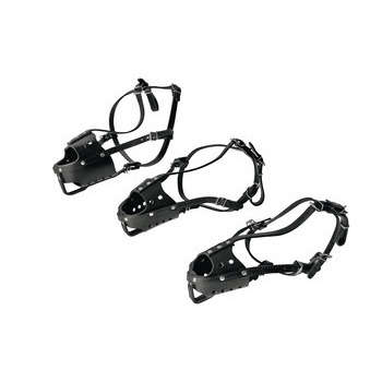 Muselière cuir taille 7 noir