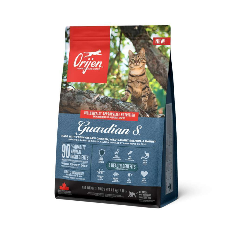 Croquettes Guardian 8 pour chat 1. 8 Kg