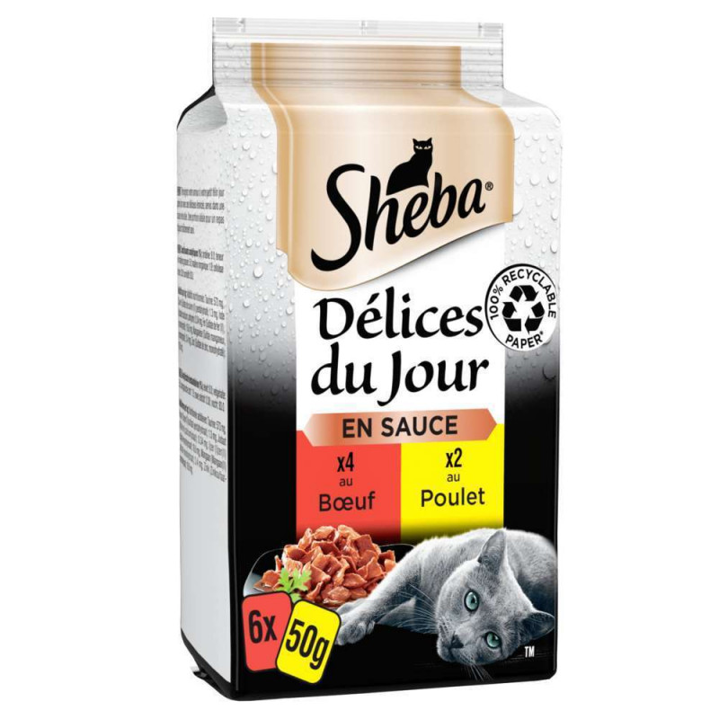 Délices du Jour - en sauce 6x50g