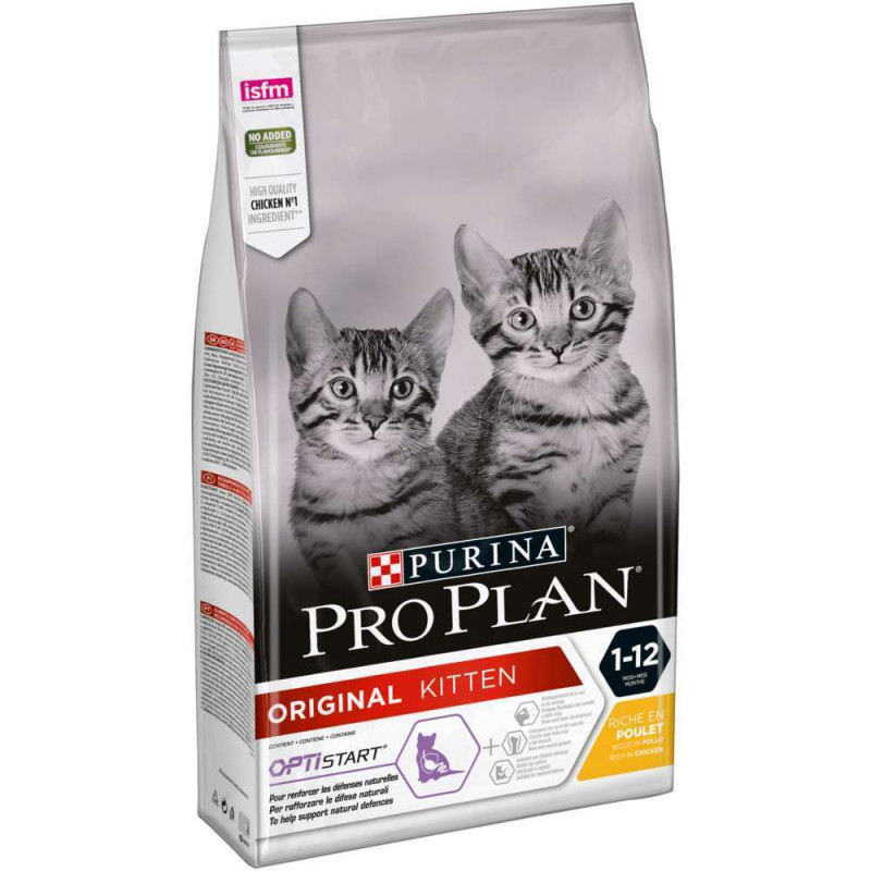 Croquettes chat original kitten poulet optistart -