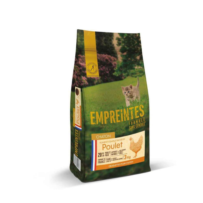 Croquettes pour Chaton au poulet sans céréales 3kg