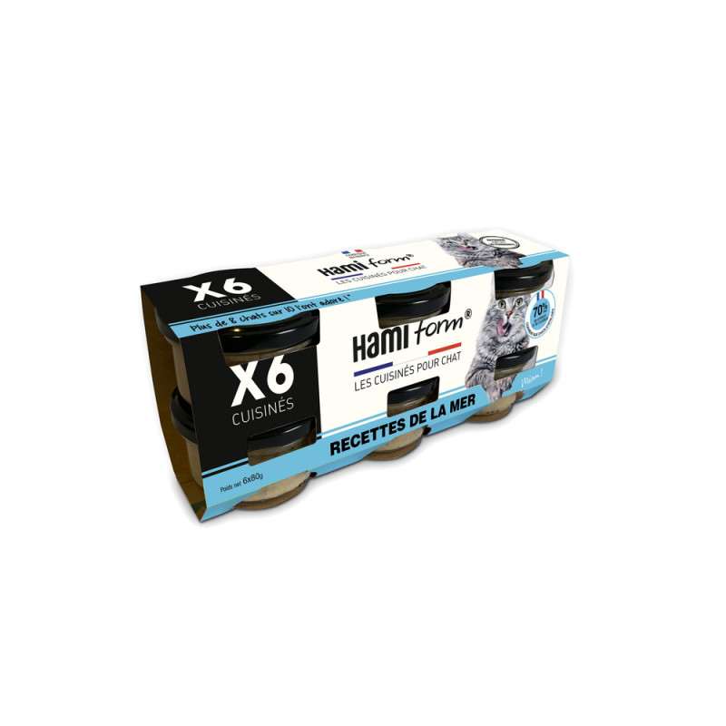 Pack de 6 - Recettes de la Mer pour chat