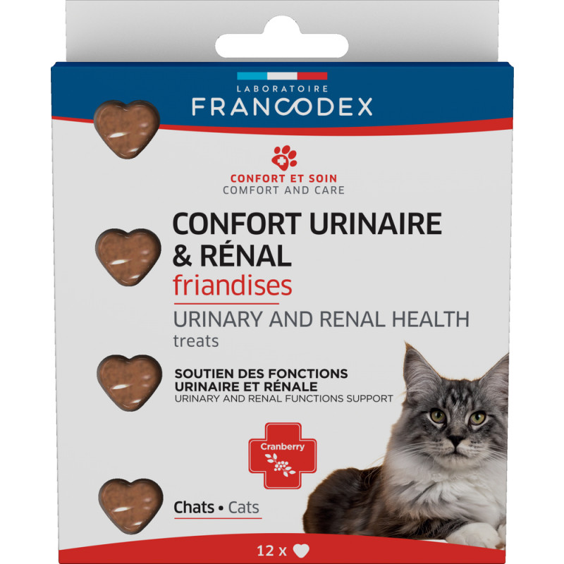 Friandises Confort urinaire et rénal pour chat au