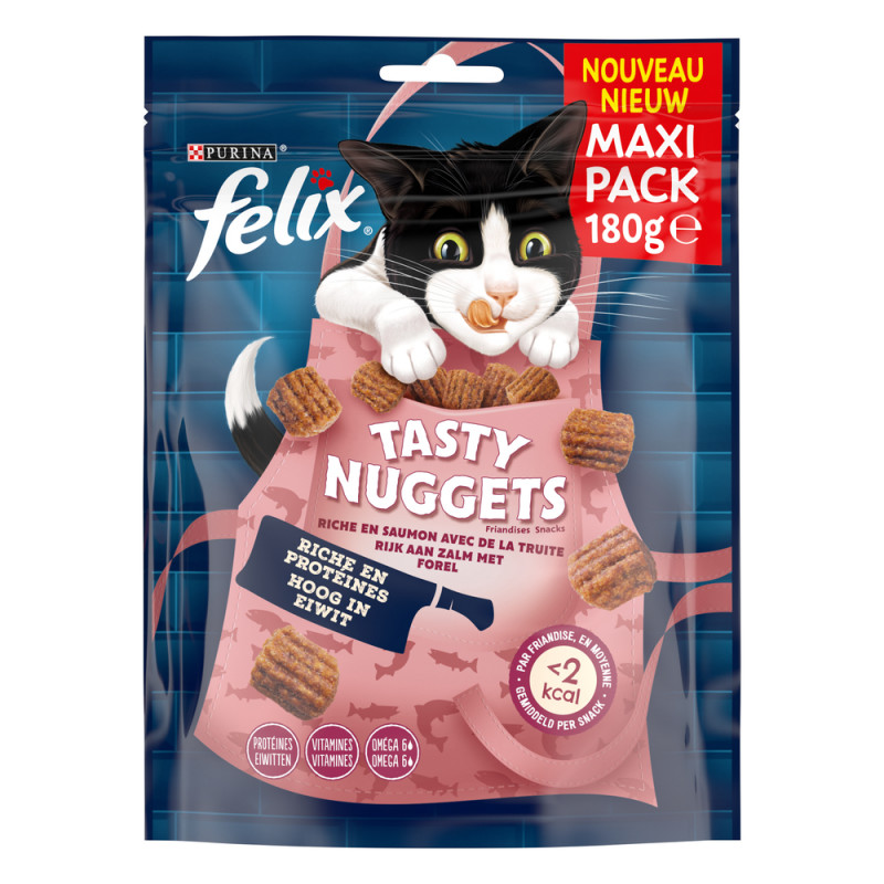 Friandises Tasty Nuggets au saumon avec de la trui