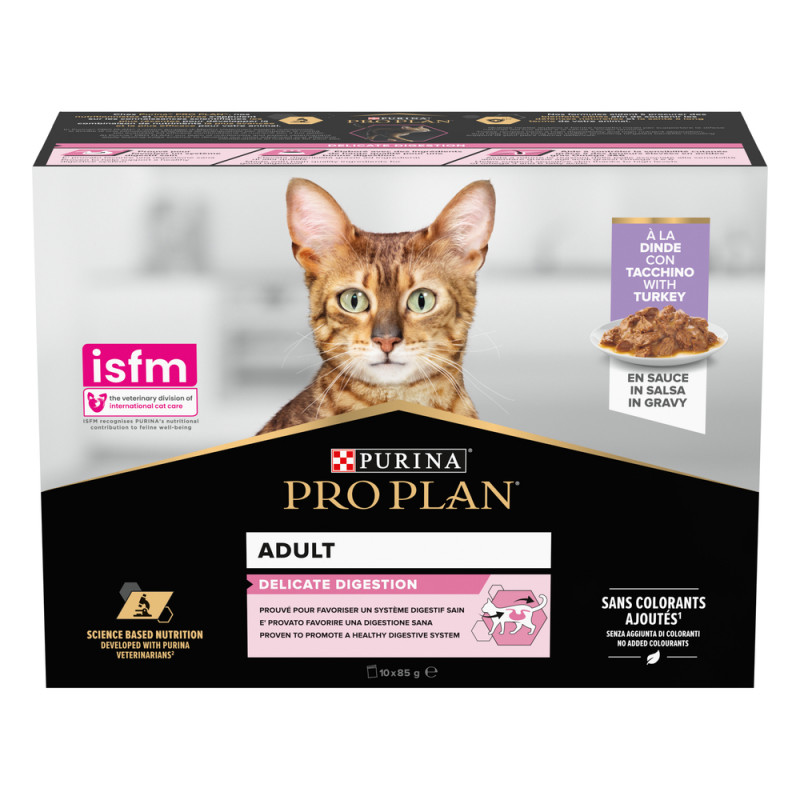 Pro plan delicate digestion dinde en Sauce pour ch