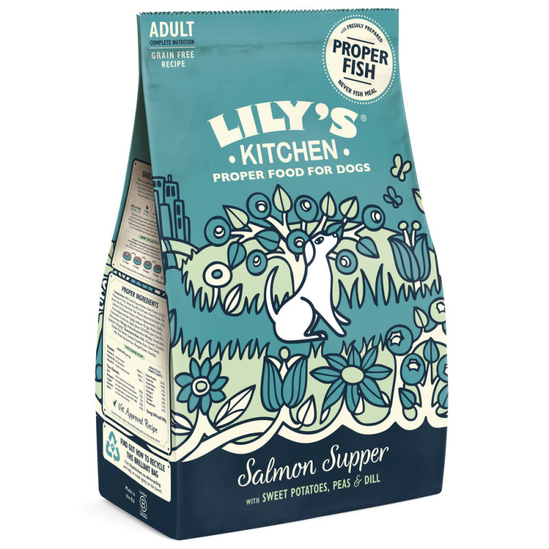 Croquettes Lily's Kitchen au saumon pour chien 2.