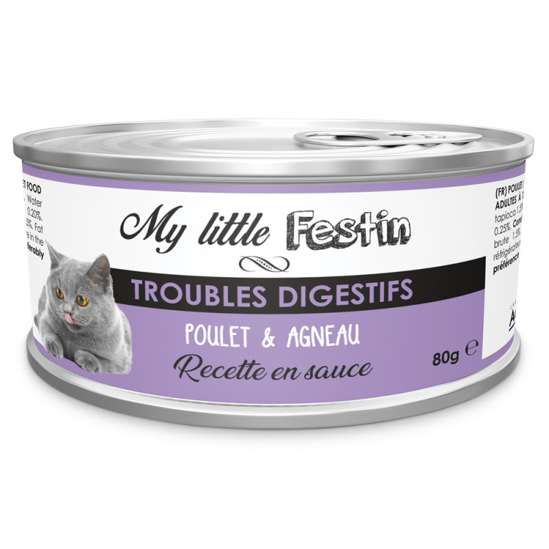 Pâtée ''Troubles digestifs'' - Poulet et agneau en
