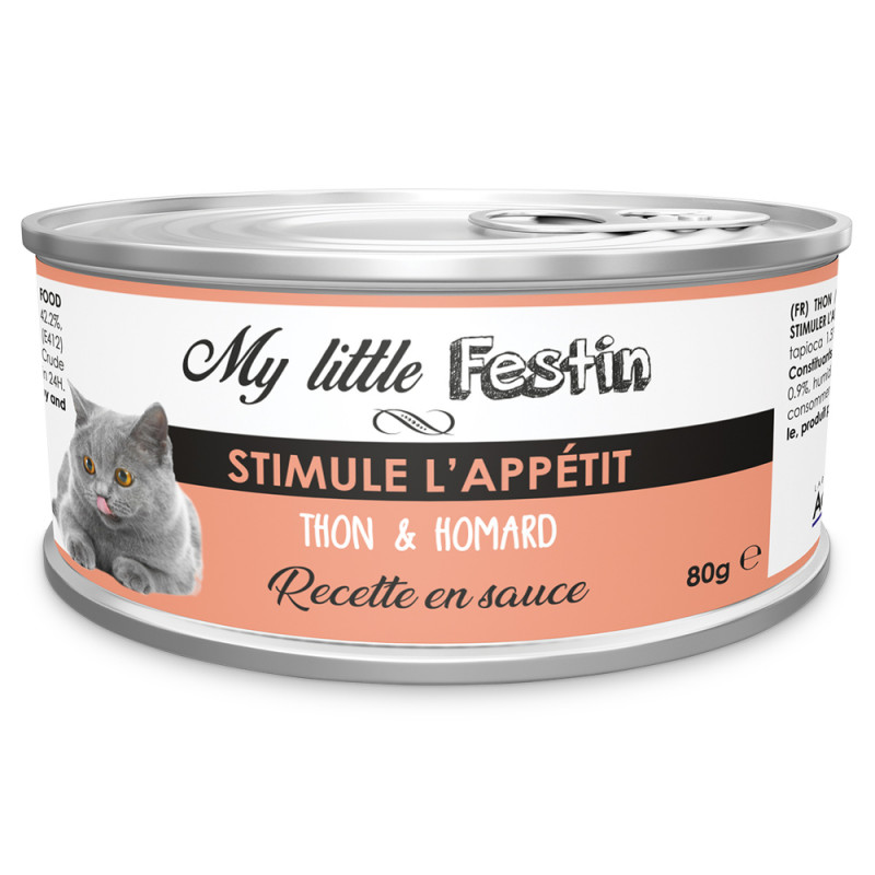 Pâtée ''Stimule l'appétit'' - Thon et homard en sa