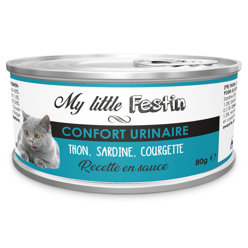 Pâtée ''Confort urinaire'' - Thon, sardine et cour