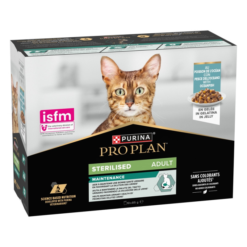 Pâtée pour chat stérilisé -Maintenance poisson de