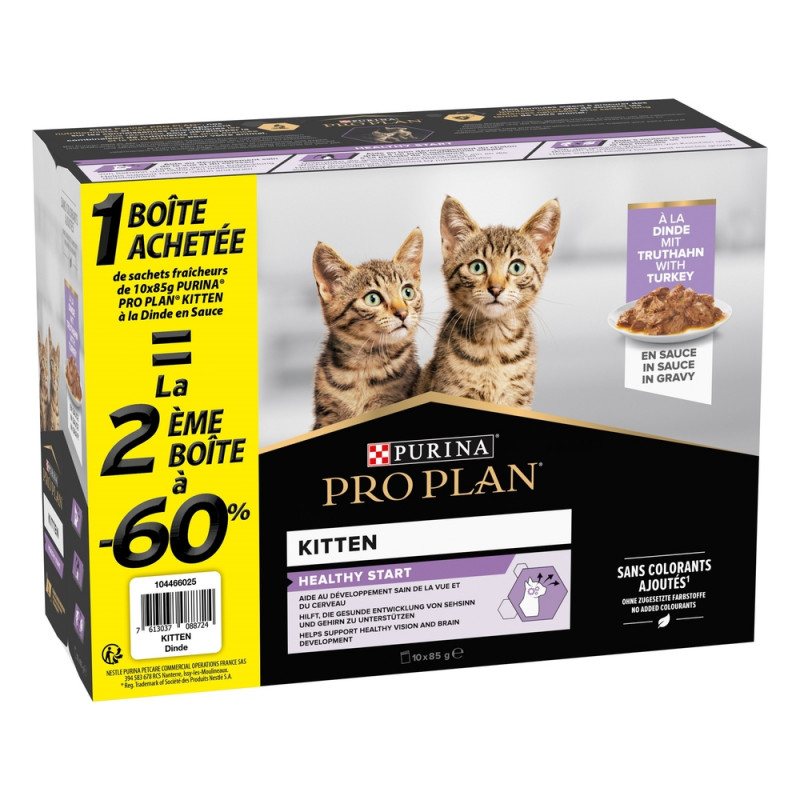 Pâtée pour chaton - Healthy start dinde sauce 10x8