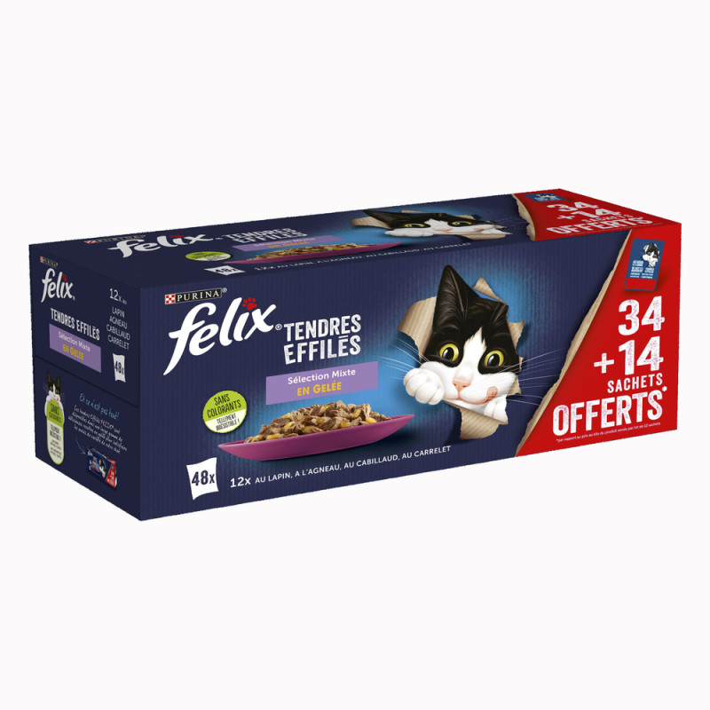 Tendres Effilés en gelée - Sélection mixte lapin 3