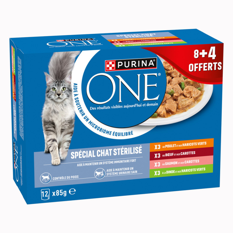 Effilés en sauce pour chat stérilisé - 4 variétés