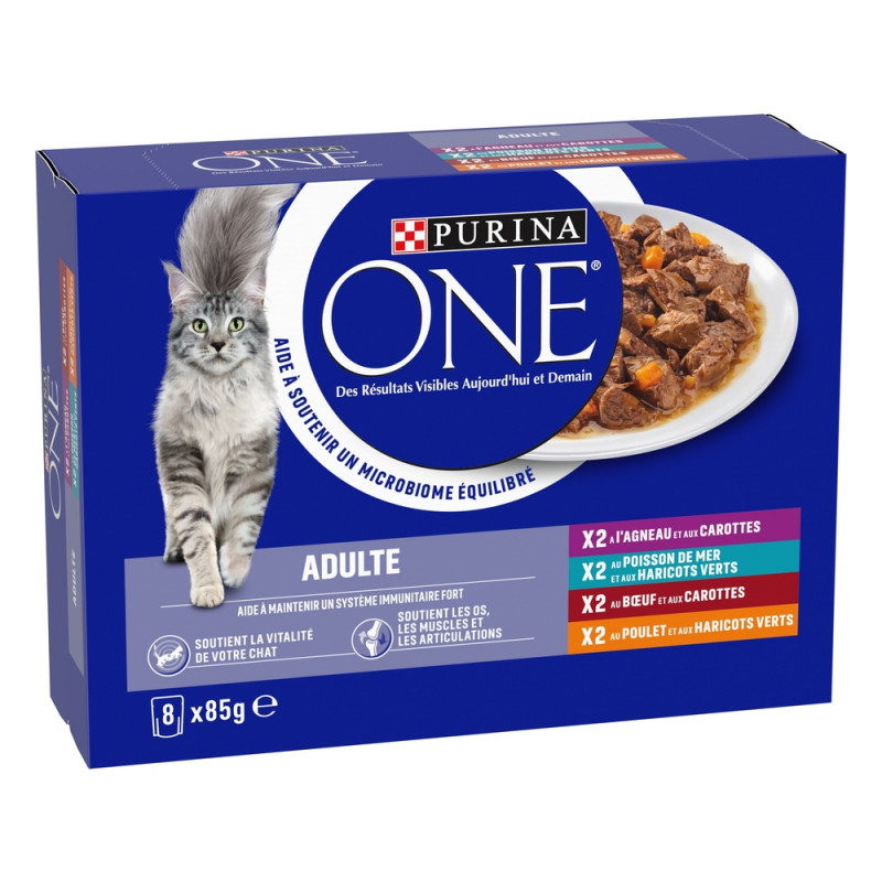 Effilés en sauce multivariété pour chat - 8x85g
