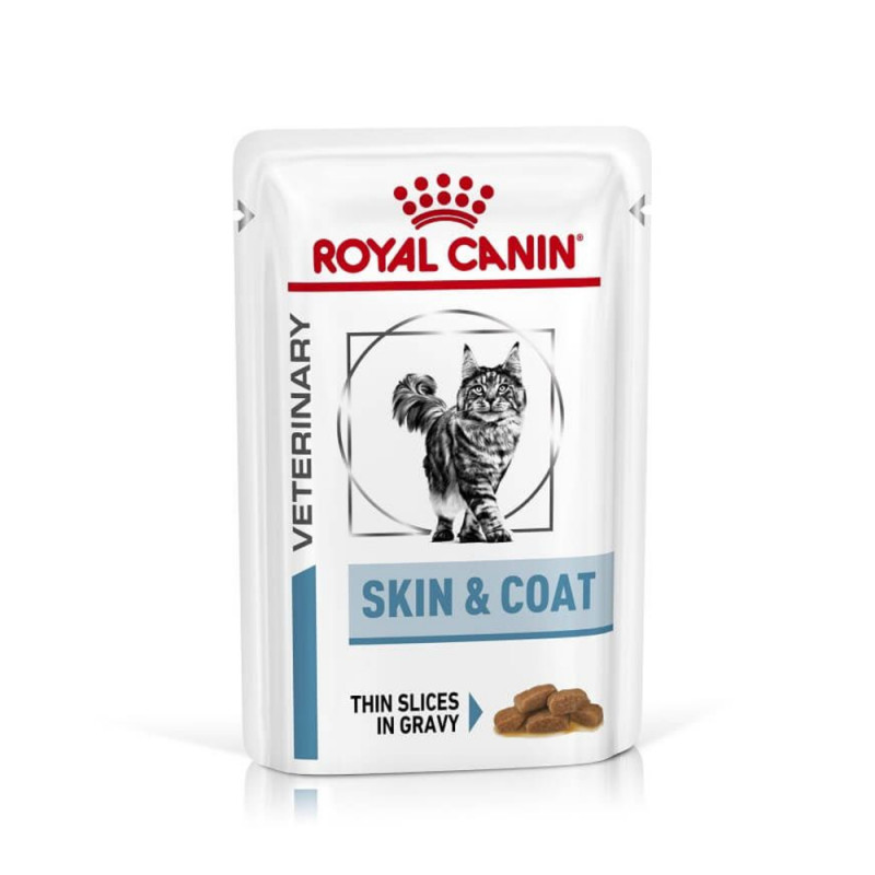 Émincés en sauce pour chat, Veterinary Skin & Coat