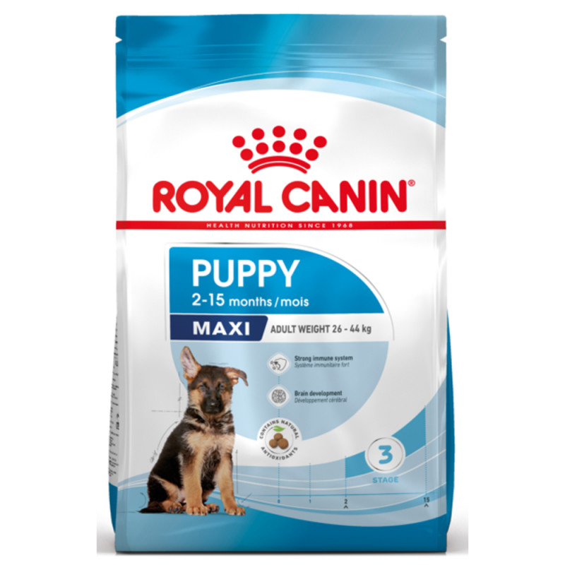 Croquettes pour chiot de 2 à 15 mois Puppy Maxi -