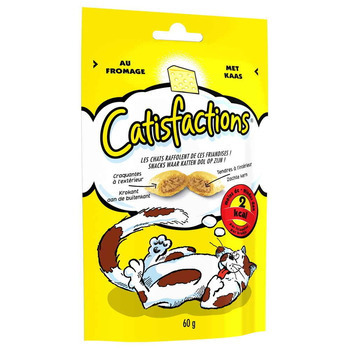 Friandises pour chat Catisfactions au fromage 60 g