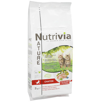 Croquette chaton Nutrivia Nature  2kg