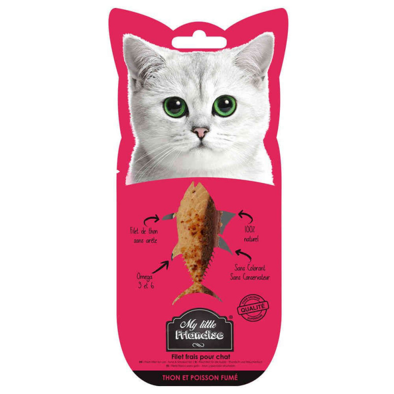 Friandises au thon et au poisson fumé pour chat 30