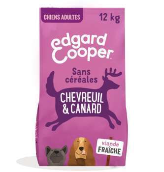 Croquettes chien adulte sans céréales au chevreuil