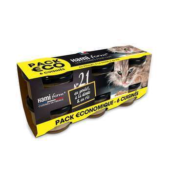 Pack 6 pots recette n°21