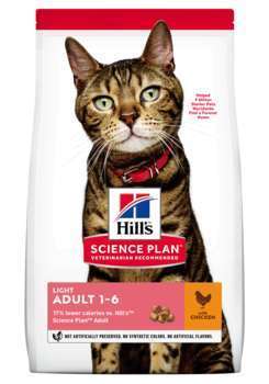 Croquettes chat adulte allégées au poulet - 7 kg